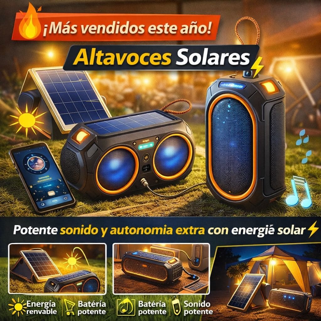 Radios y altavoces solares