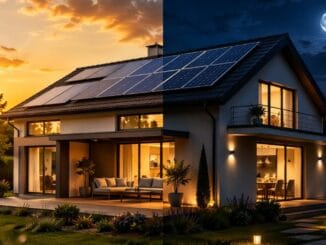 La energía solar funciona de noche