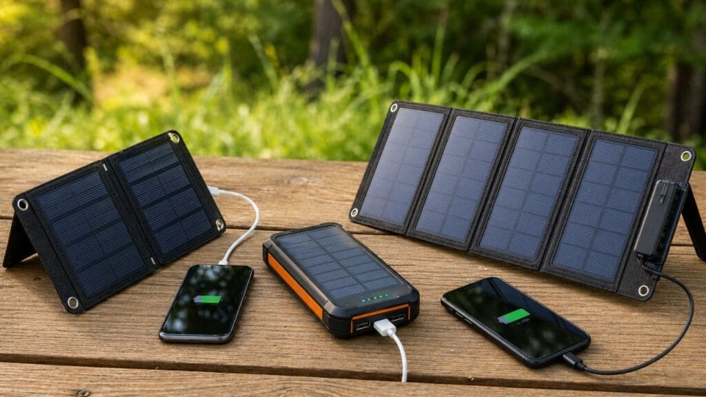 Los cargadores solares para celular 