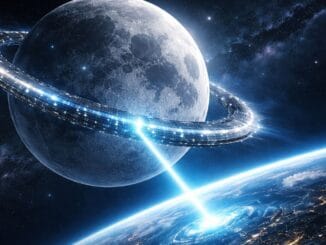 anillo solar en la Luna