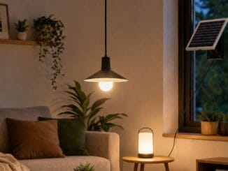 lámparas solares para interiores