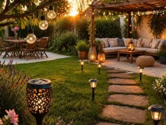 luces solares decorativas