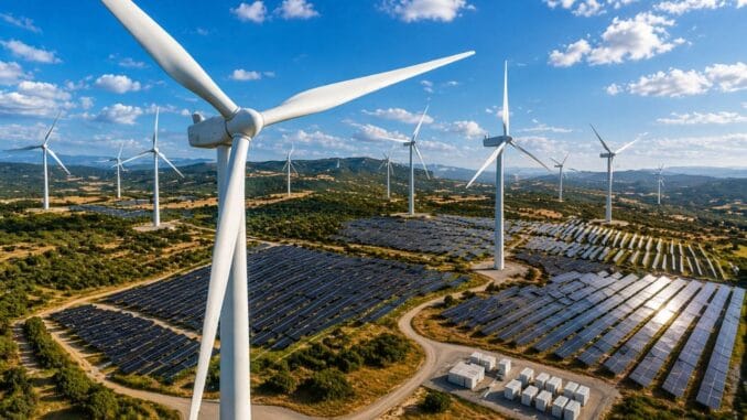 megaproyecto híbrido solar eólico en España