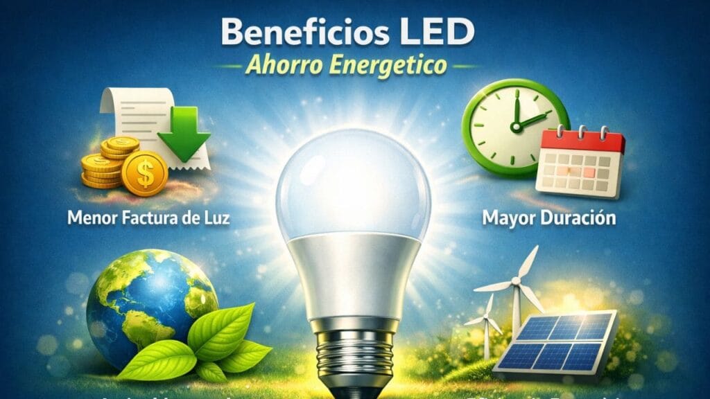 Cómo la iluminación LED ayuda al ahorro energético
