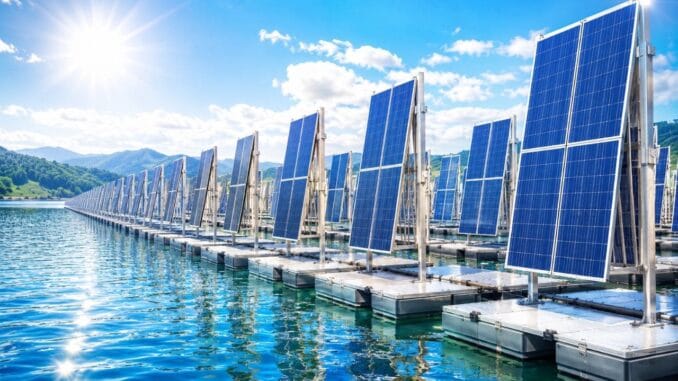 planta solar flotante