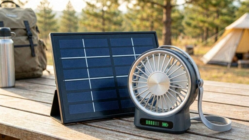 Ventilar solar para exteriores
